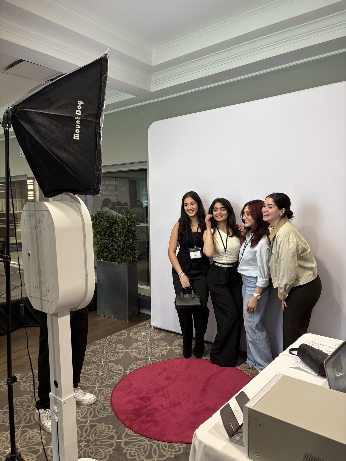 Guests enjoying the HYSPARKS photo booth
